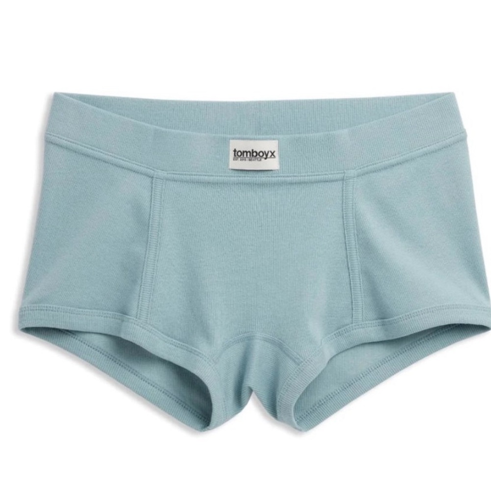 TomboyX Boy Short Boxer (Black Logo), Size: Medium